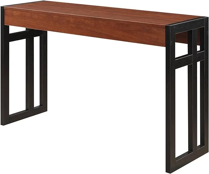 Convenience Concepts Monterey Console Table, Black/Cherry