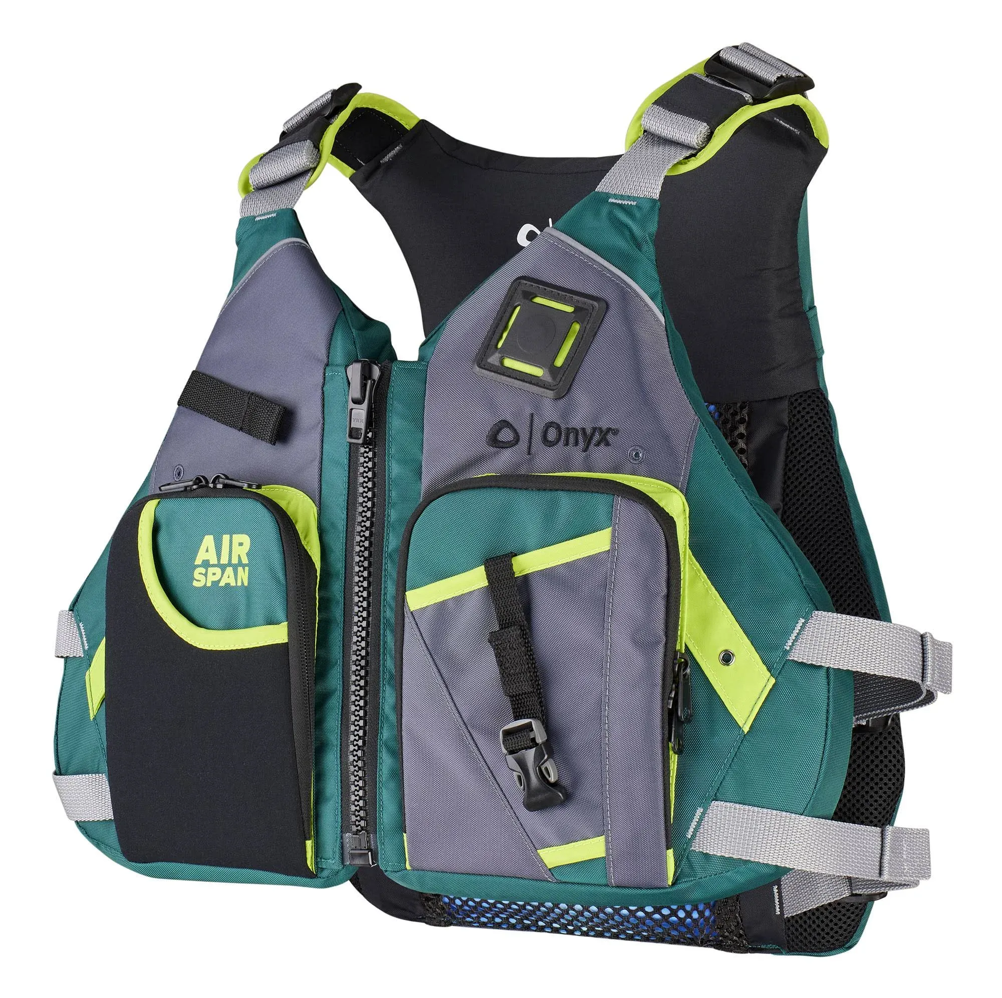 Onyx Airspan Angler Life Jacket XSSM Green 12320040002023