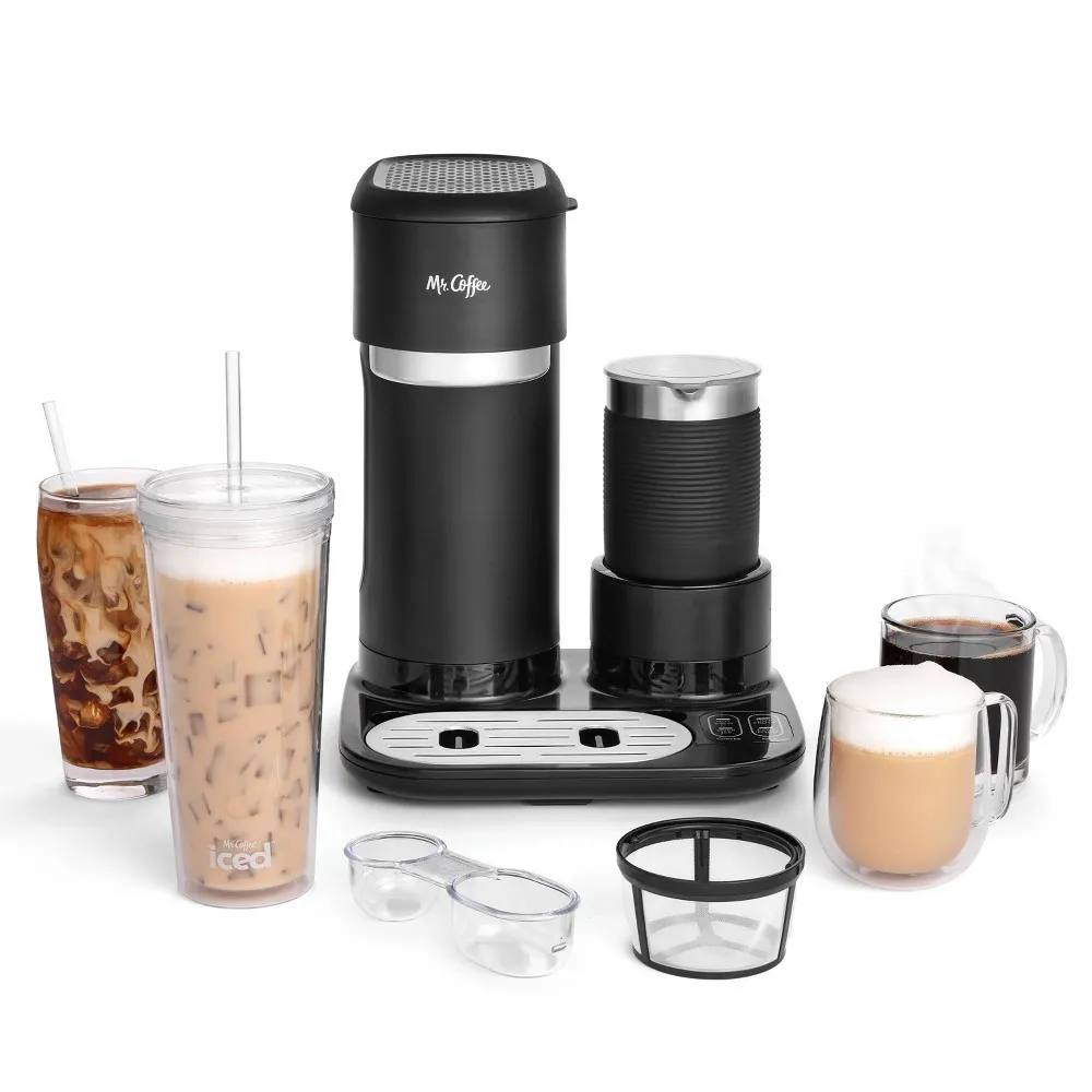 Mr. Coffee Single-Serve Latte Iced and Hot Coffee Maker