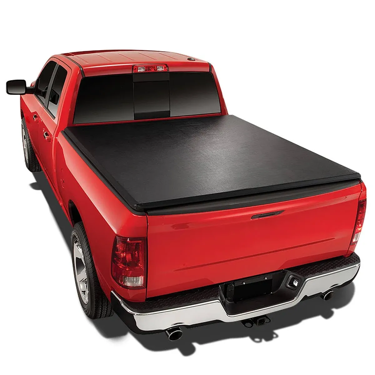 DNA Motoring TTC-RU-045 For 2005 to 2021 Nissan Frontier 5 Ft Short Bed Fleetside Vinyl Roll -Up Soft Tonneau Cover