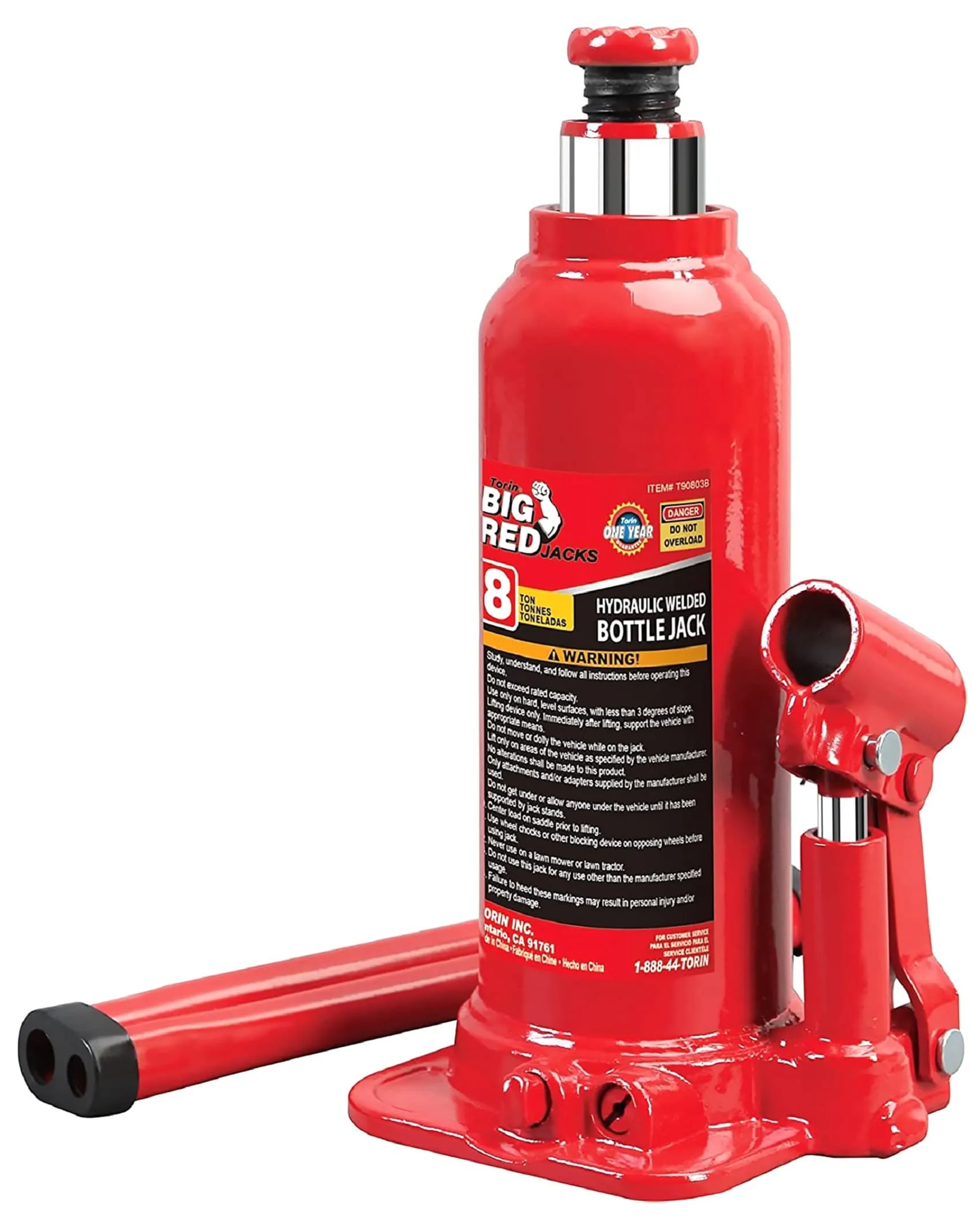 Torin Big Red Manual 6000 lb Double Lock Jack Stands T43002A