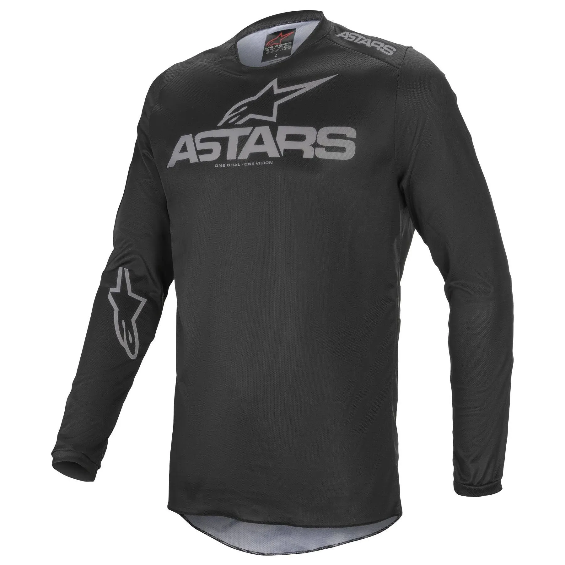 Fluid Graphite Jersey Black Grey Alpinestars