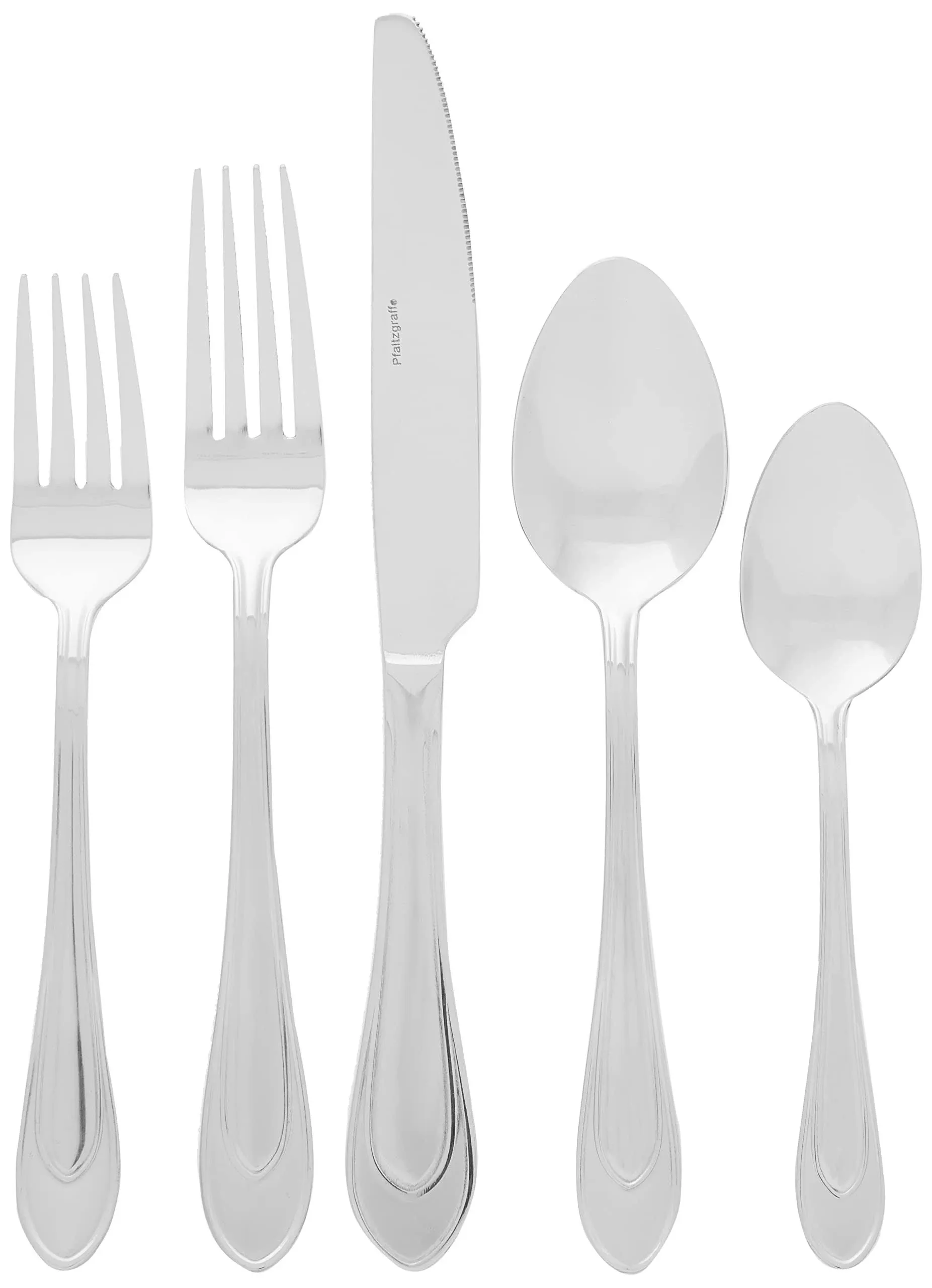 Pfaltzgraff Winston Frost Flatware Set, One Size, Stainless Steel