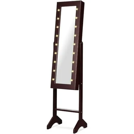 Giantex Standing Jewelry Armoire