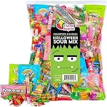 Sour Candy Mix - Candy Variety Pack - Sour Candies for Halloween - 3 Pounds - Bulk Pinata Assortment - Extreme Sour Candy BulkSour Candy Mix - Candy Variety Pack - Sour Candies f…