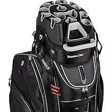 Founders Club Premium Cart Bag with 14 Way Organizer Divider Top (G3 Black)Founders Club Premium Cart Bag with 14 Way Organizer D…