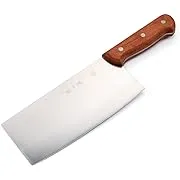 ZHANG XIAO QUAN SINCE 1628 Chinese Chef's Knife，Stainless Steel Meat And Vegetable Cleaver Knife with Ergonomic and Sturdy Wooden Handle