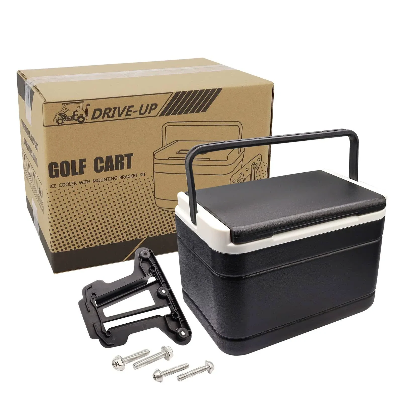 Drive-up Club Car Precedent Cooler, Club Car Cooler with Mounting Bracket Kit Caddy for Club Car Precedent and Club Car Tempo and Onward OEM 102588101 103886801