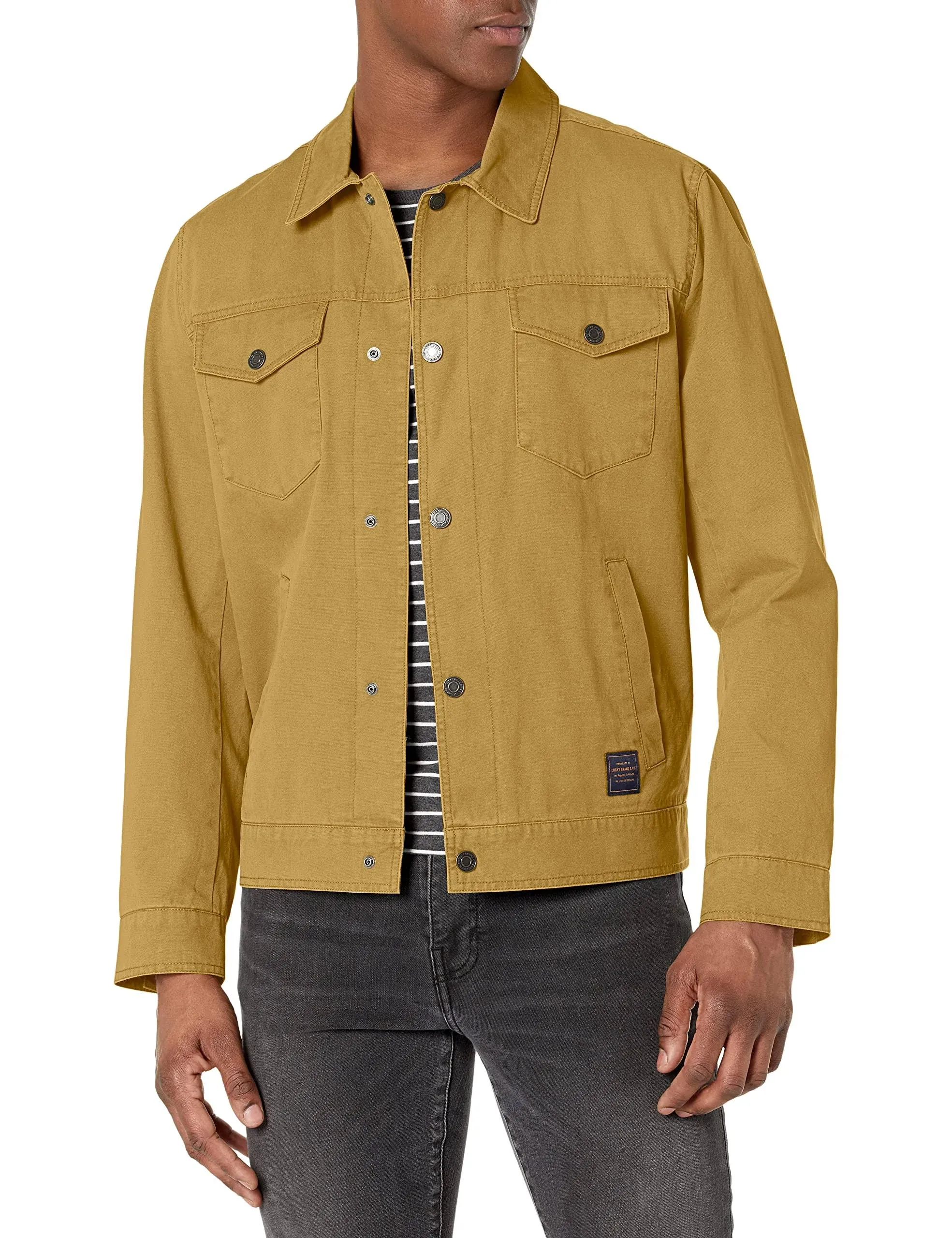 Lucky Brand Men's Cotton Trucker Jacket