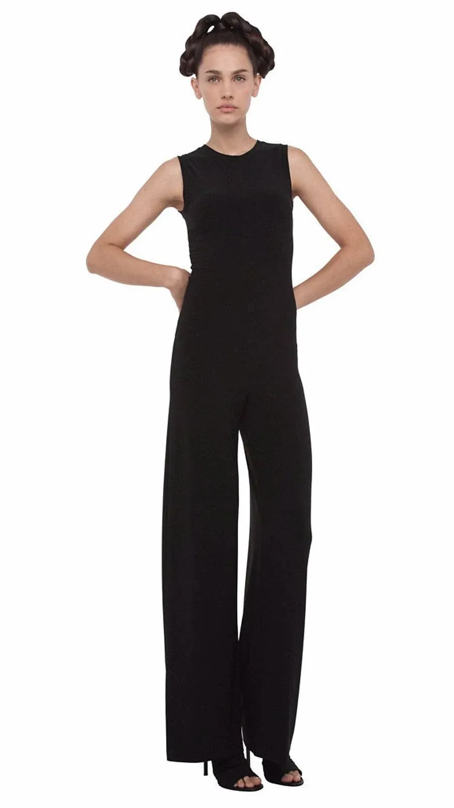 Norma Kamali Women's Sleeveless Jumpsuit - Black