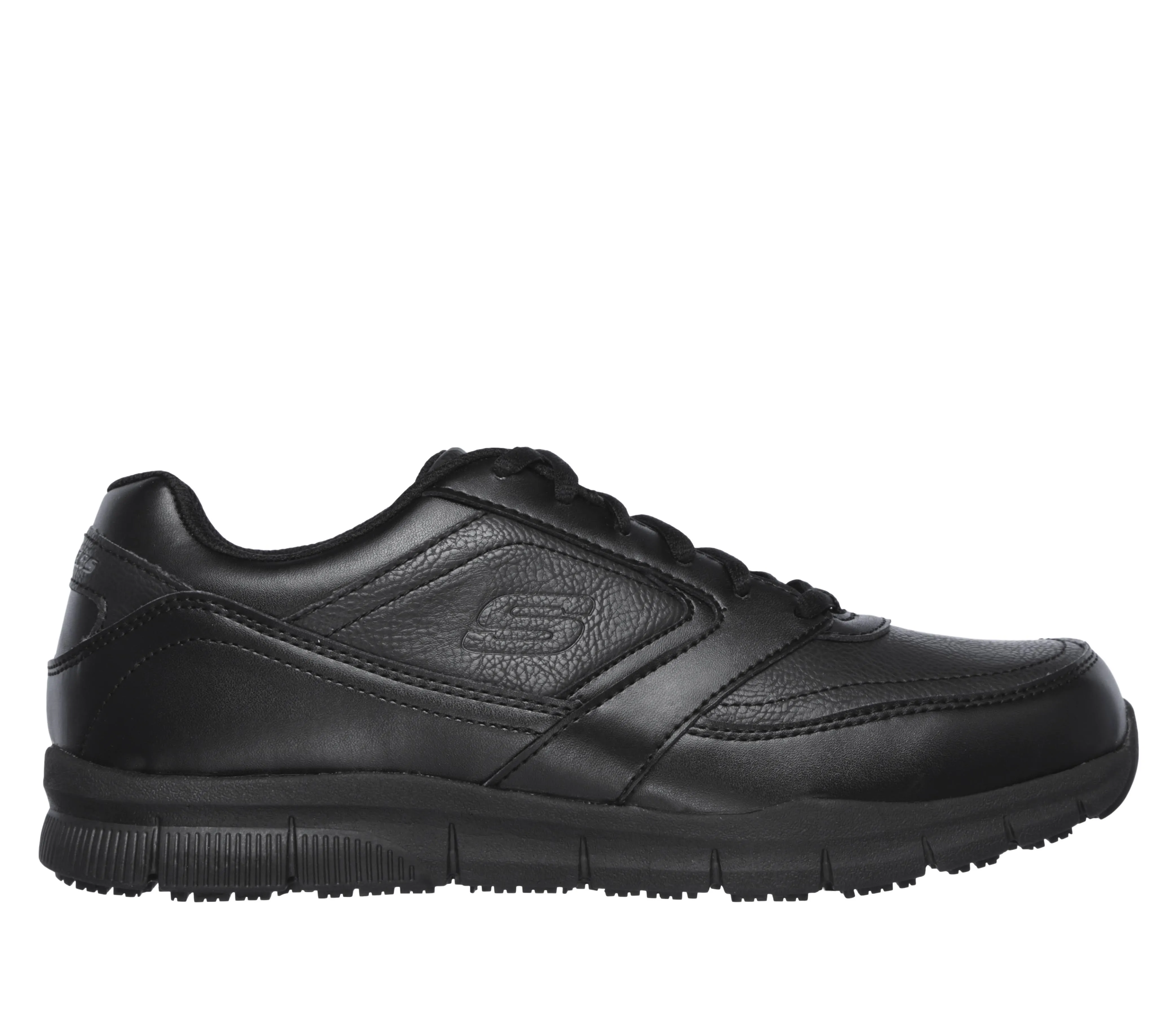 Men's Skechers Work Nampa Slip Resistant Shoes | Black