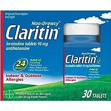 Claritin Allergy Relief 24 Hour Non-Drowsy Loratadine Tablets