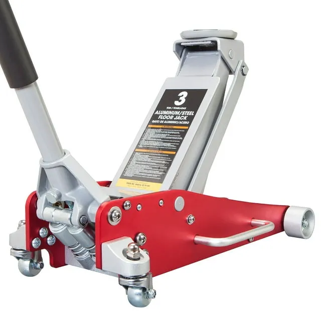 Big Red AT830003XLR 3-Ton Low-Profile Aluminum Floor Jack with Dual Piston Speedy Lift