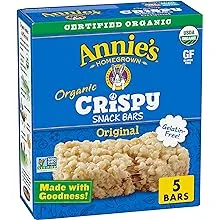 Annie's Homegrown Snack Bars, Organic, Original, Crispy - 5 pack, 0.78 oz bars