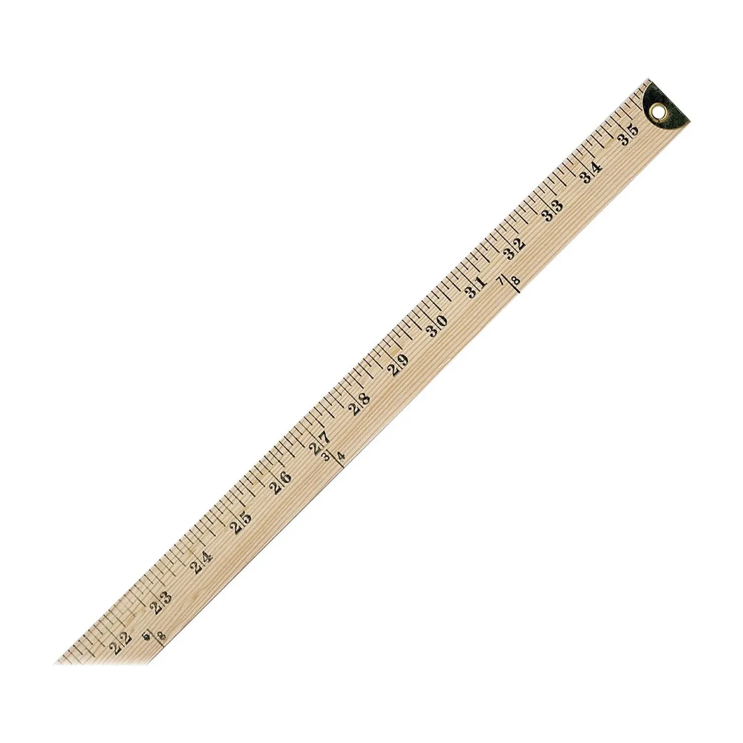 Westcott Wood Yardstick with Metal Ends, 36"