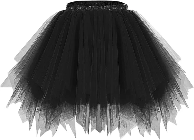 Bridesmay Women's Tutu Skirt 2024 50s Vintage Ballet Bubble Dance Skirts for Cosplay Party