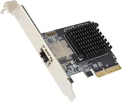 1 Port 10 Gigabit Ethernet Network Card - PCIe x4 10Gb 10GBASE-T NIC AQTION AQC107-10Gbps Ethernet PCI-Express x4 Adapter SD-PEX24055