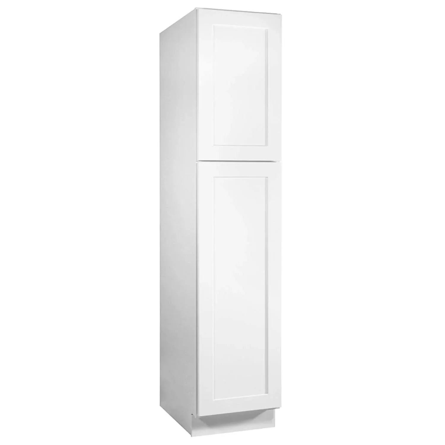 Design House 561787 Brookings Unassembled Shaker Pantry Kitchen Cabinet 18x84x24, White