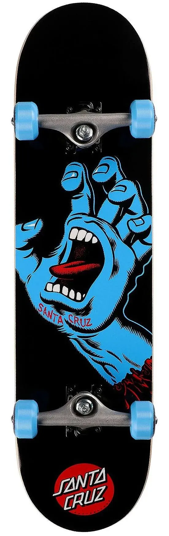 Santa Cruz Screaming Hand Full Sk8 Complete Skateboard 8 x 31.25