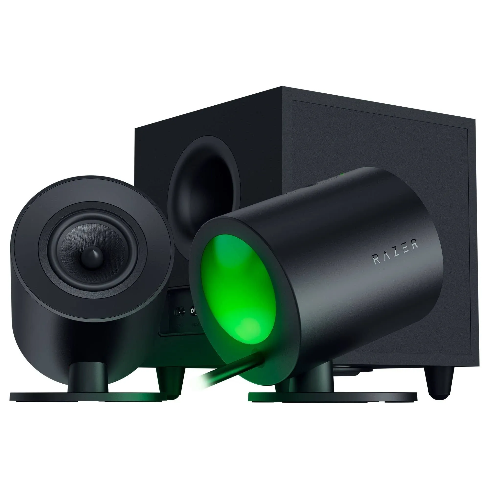 RAZER NOMMO V2 Full-Range 2.1 PC Gaming Speakers with Wired Subwoofer - Black