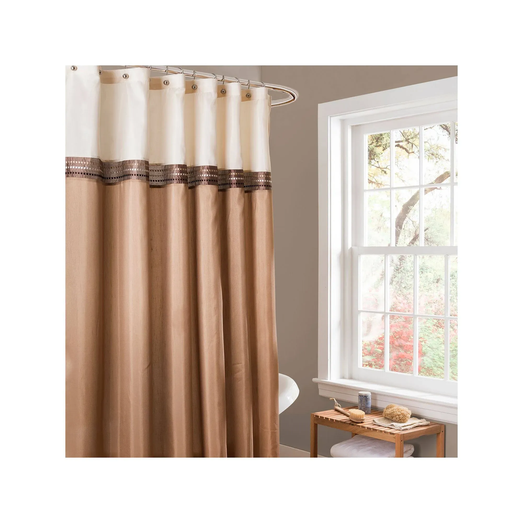 Terra Shower Curtain - Lush Décor