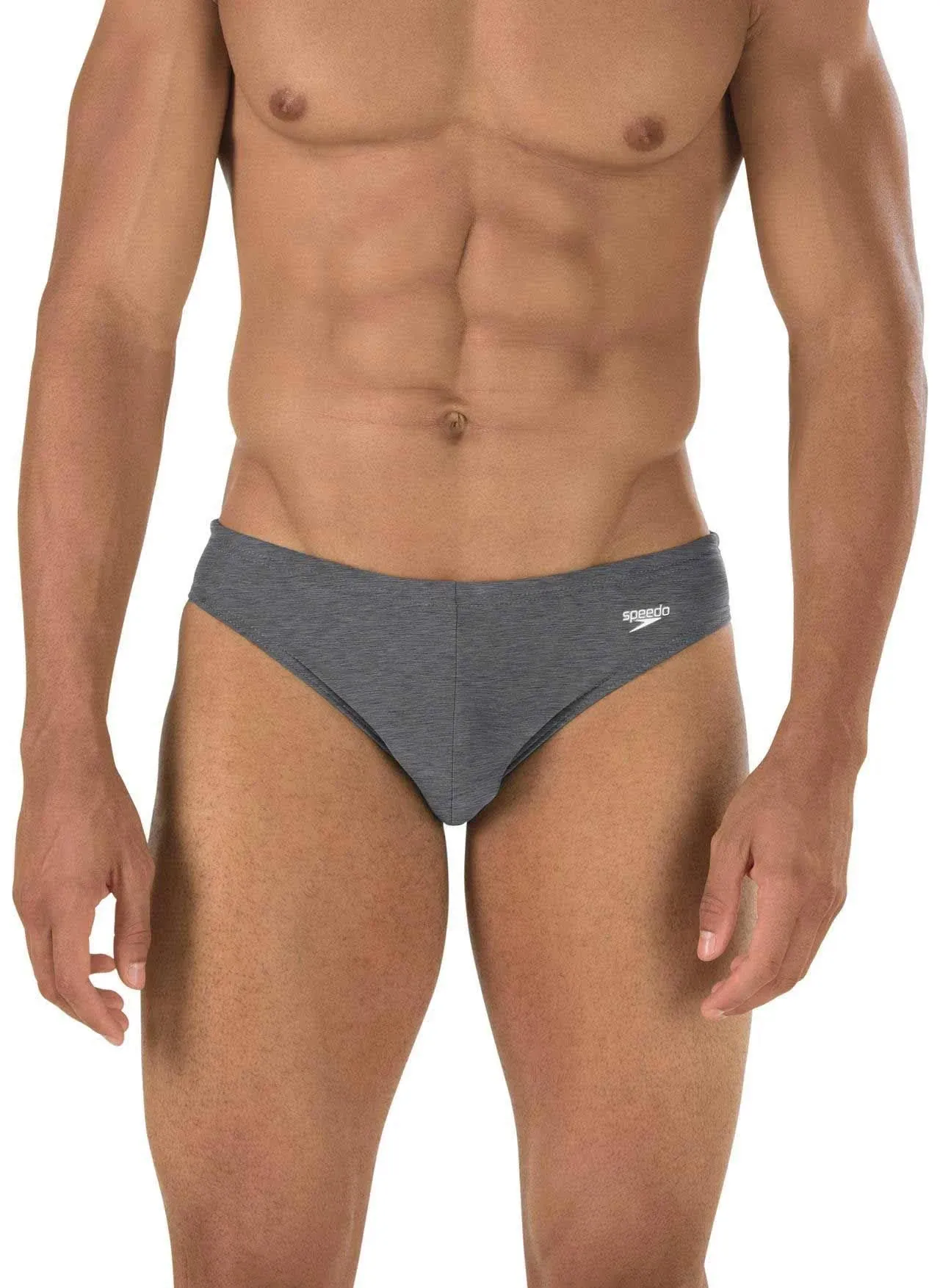 Speedo Men's Solar 1in Brief Heather Grey / 30