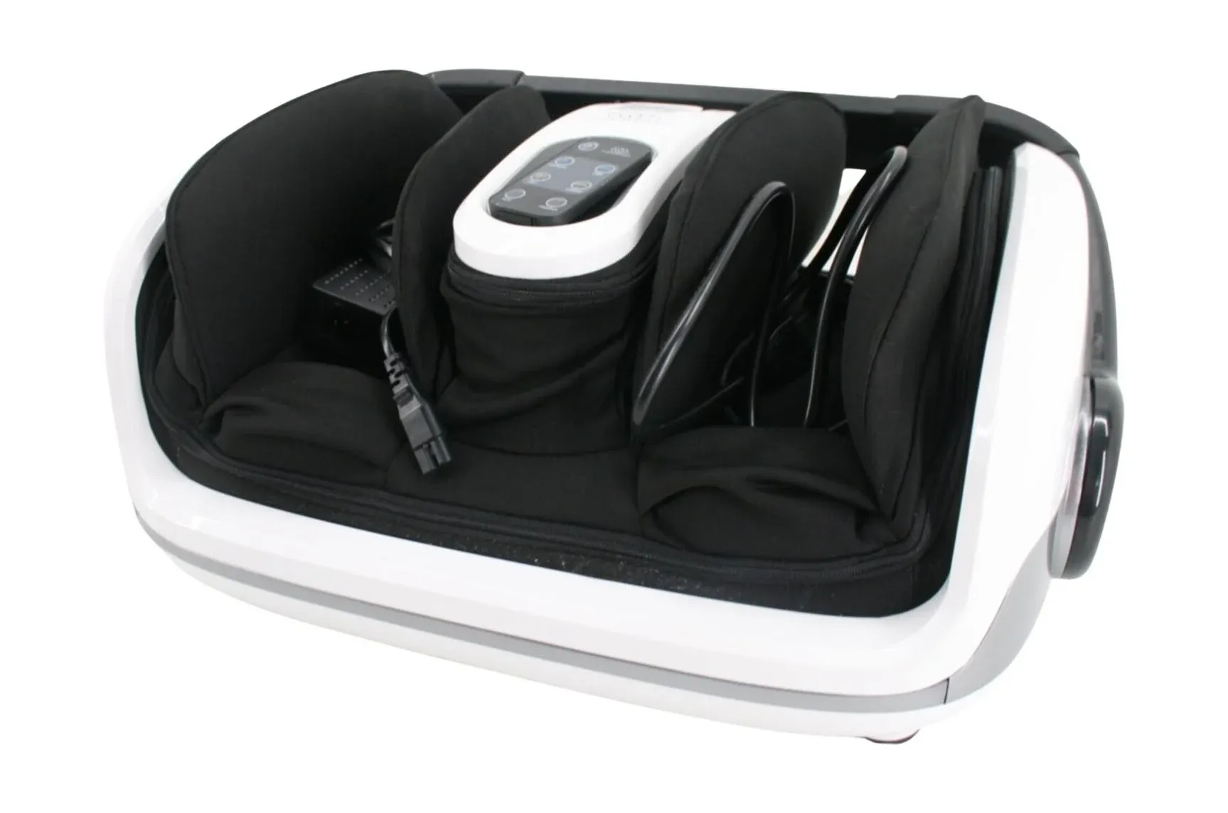 Cloud Massage Shiatsu Foot Massager for Circulation and Pain Relief - Foot Massager Machine for Relaxation, Plantar Fasciitis Relief, Neuropathy, Heat Therapy - FSA/HSA Eligible (White - with Remote)