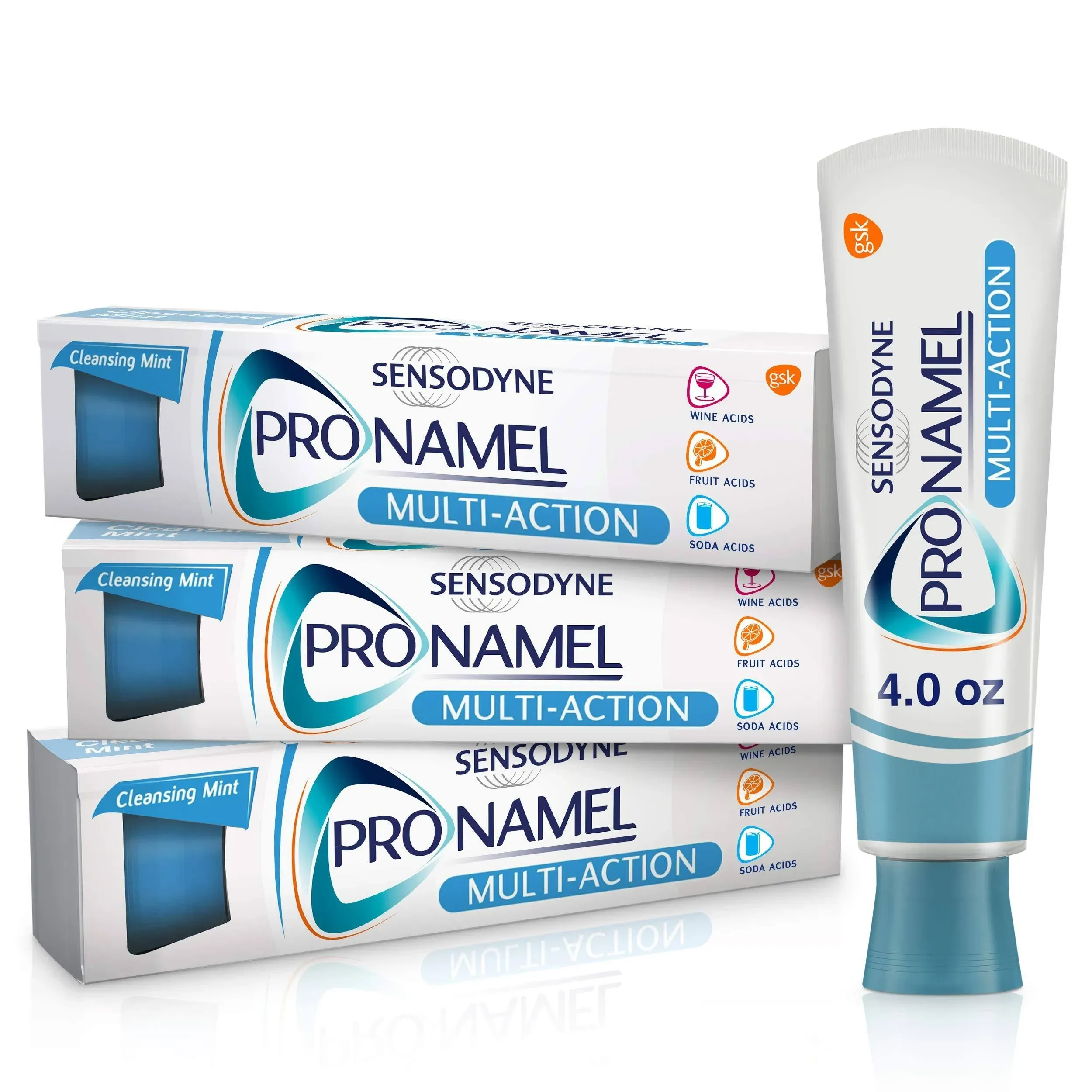 Sensodyne Pronamel Toothpaste, Cleansing Mint, Multi-Action - 4.0 oz