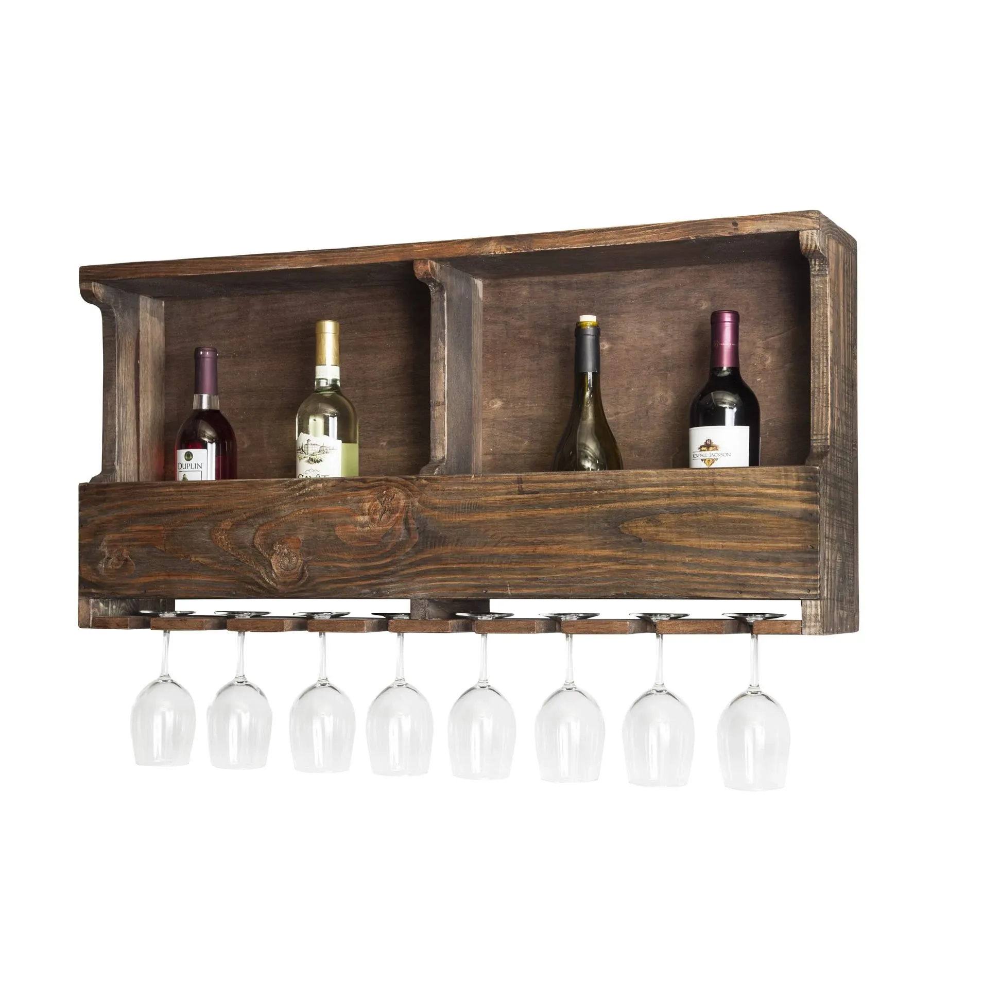 Alaterre Furniture Pomona Farmhouse Wood Wine Rack