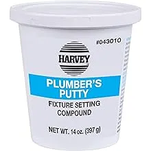 Harvey's WM Harvey 043010 Stainless Plumbers Putty, 14 oz