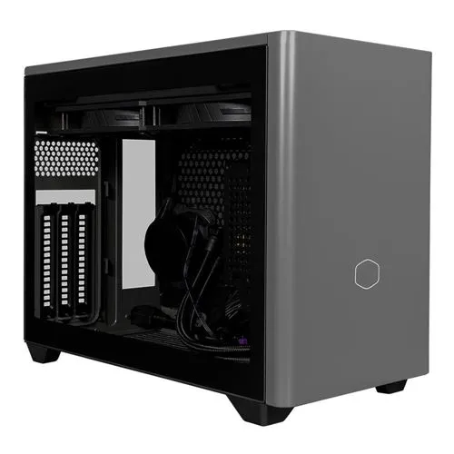 Cooler Master NR200P MAX Tempered Glass Mini-ITX Mini Tower Computer Case - Black