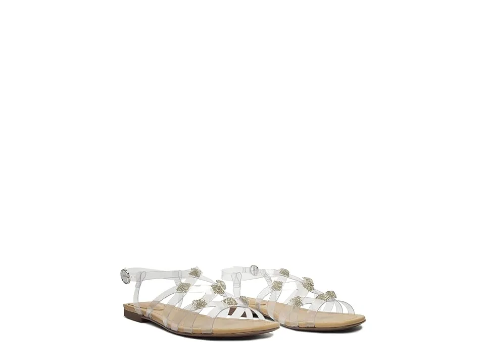 Schutz Georgia Flat (Light Nude) Women's Sandals