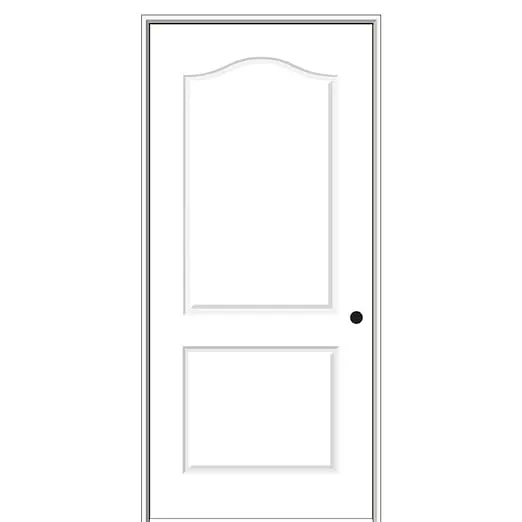 Verona Home Design Princeton MDF 2 Panel Primed Prehung Interior Door