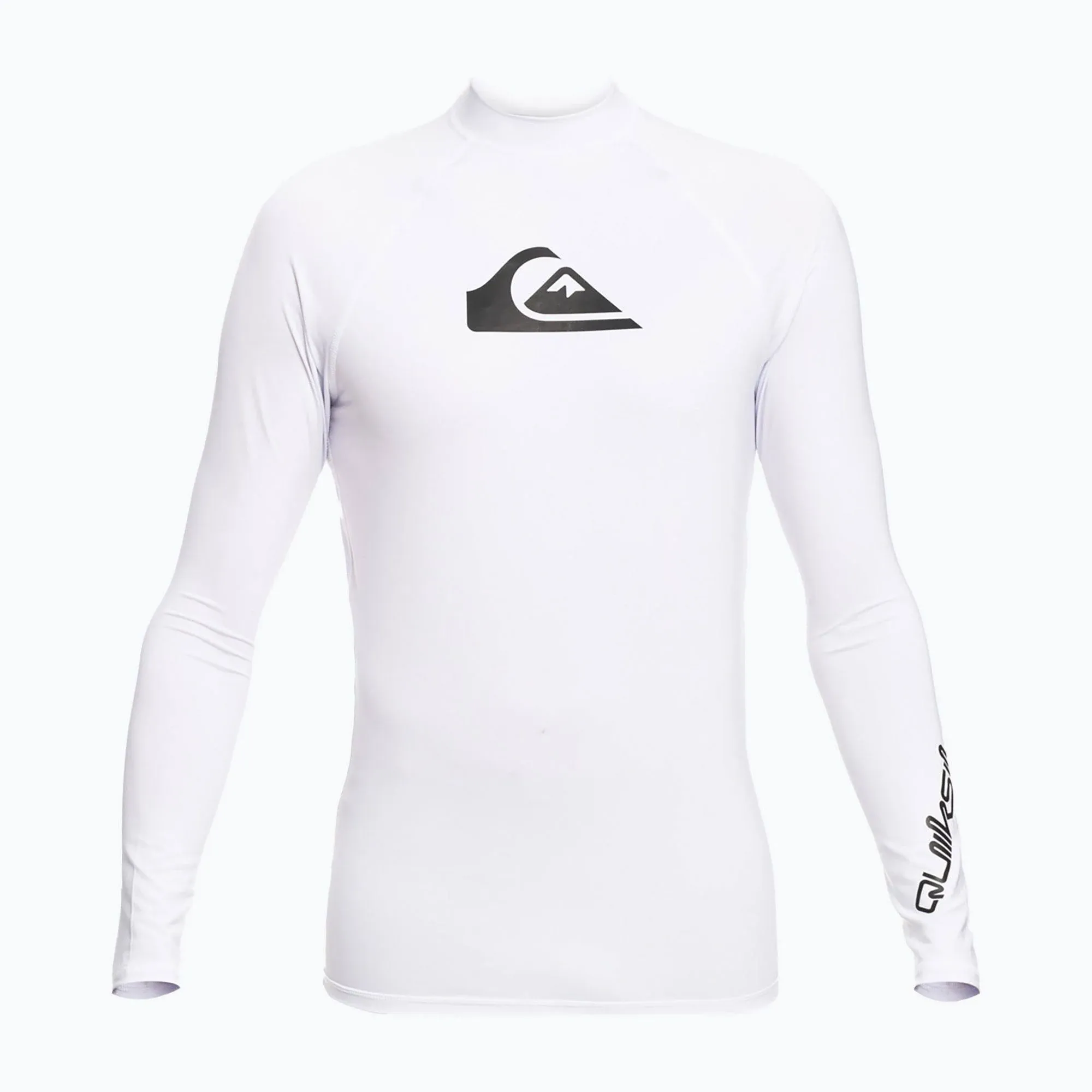 Quiksilver All Time Long Sleeve Rash Vest, Large / White