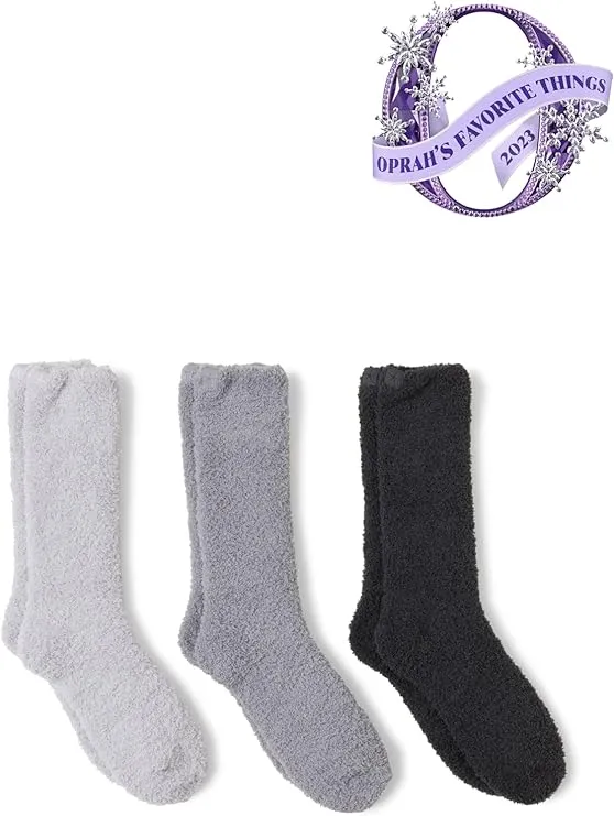 Barefoot Dreams Women's CozyChic 3 Pair Sock Set