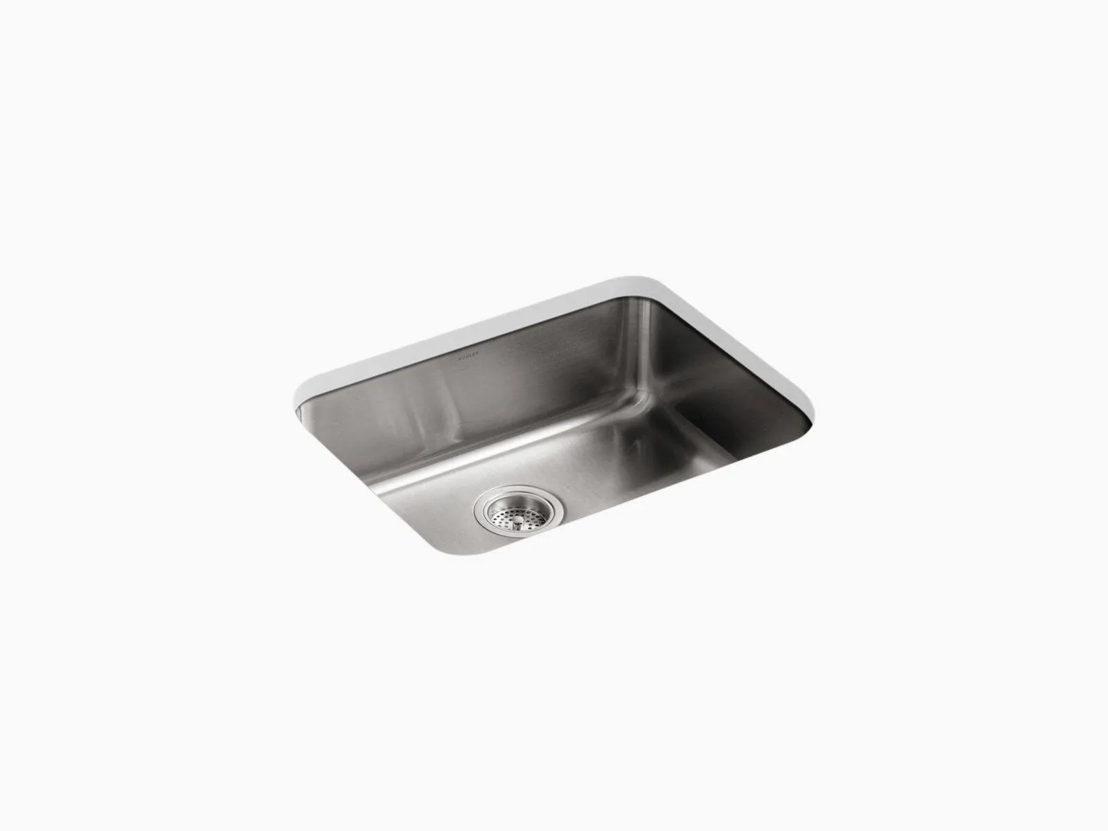 Kohler K-3332-NA; Undertone (R) extra-large squared undercounter kitchen sink 7-1/2 deep; in Not Aplicable Finish