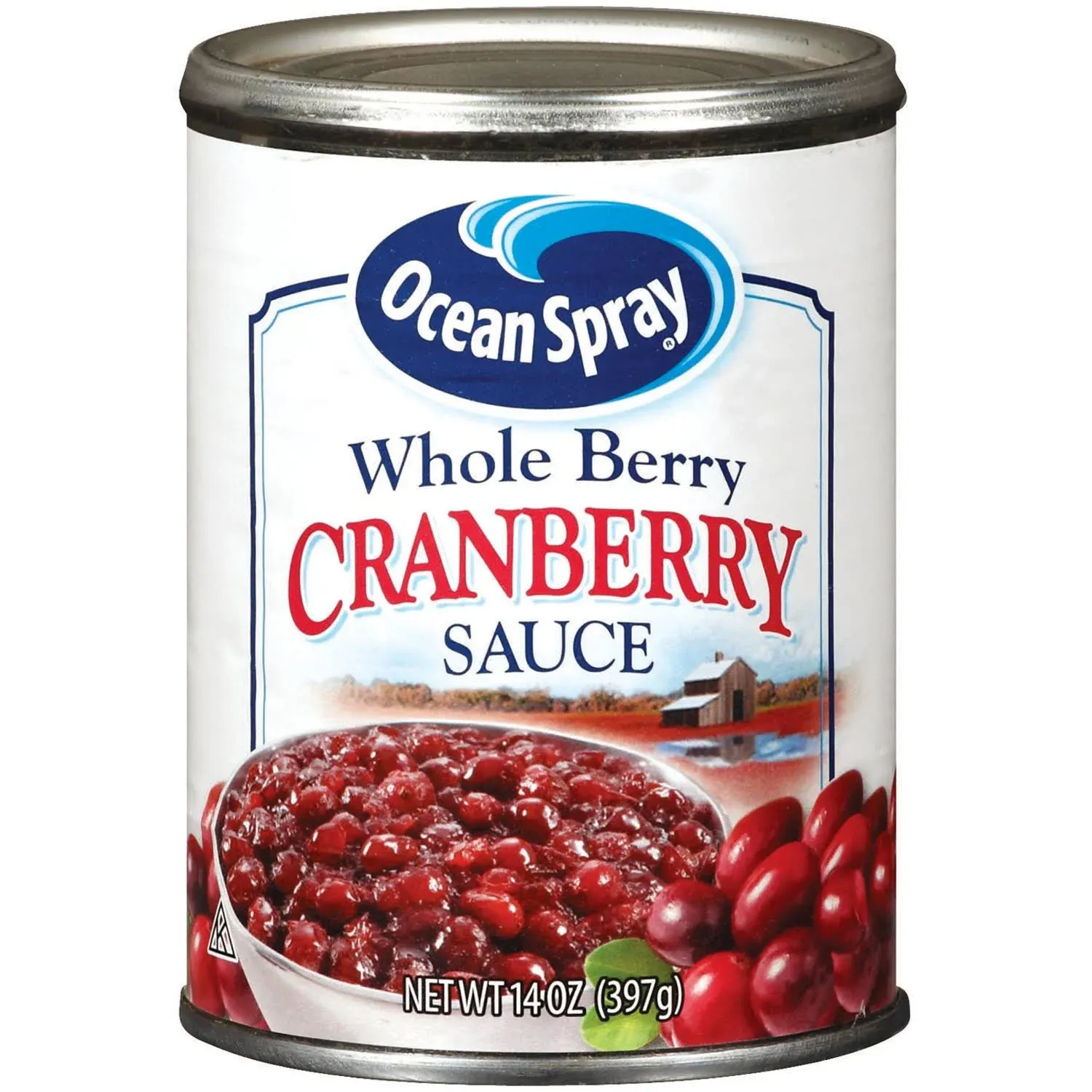 Ocean Spray Cranberry Sauce, Whole Berry - 14 oz