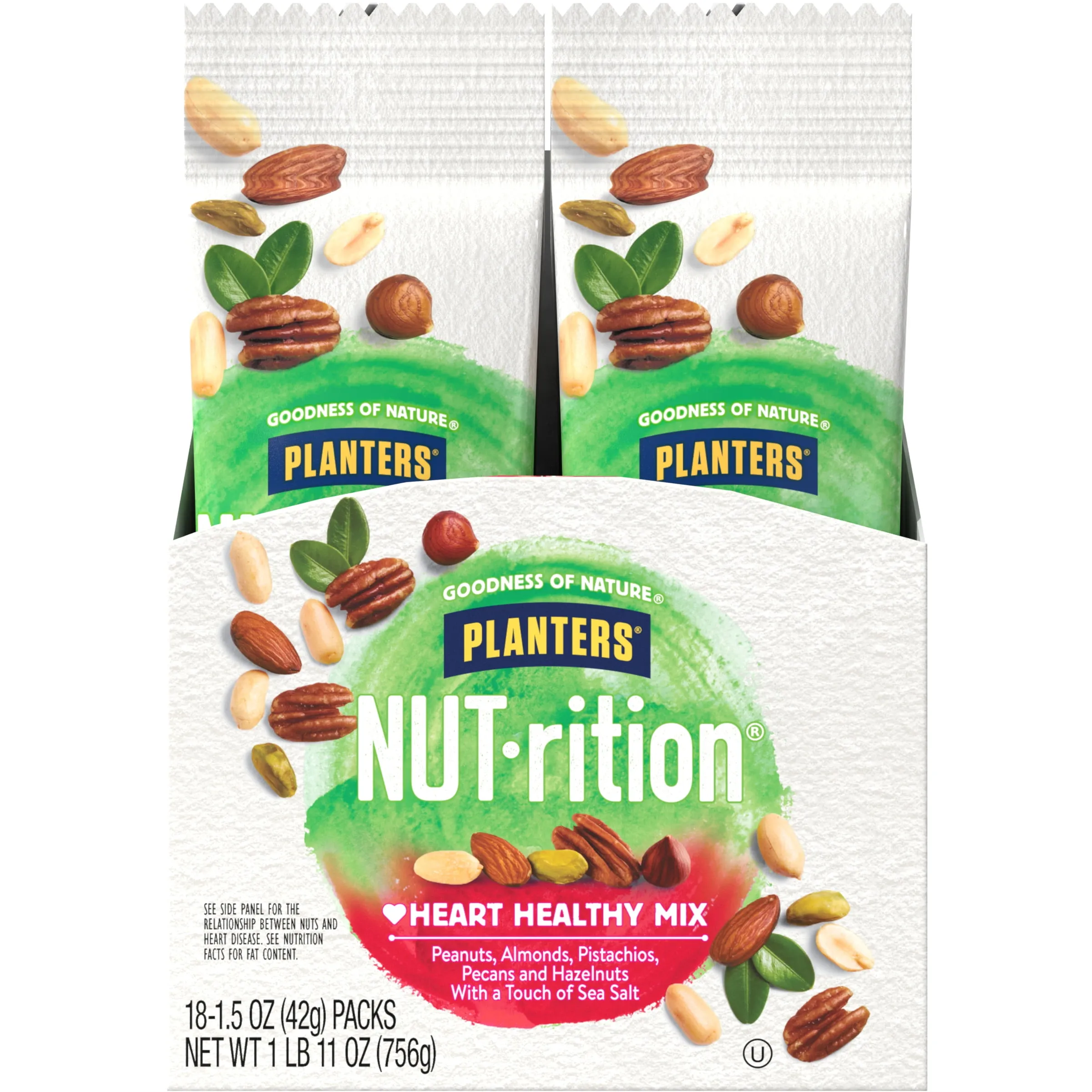 Planters Nut-rition Heart Healthy Mix - 9.75 oz canister