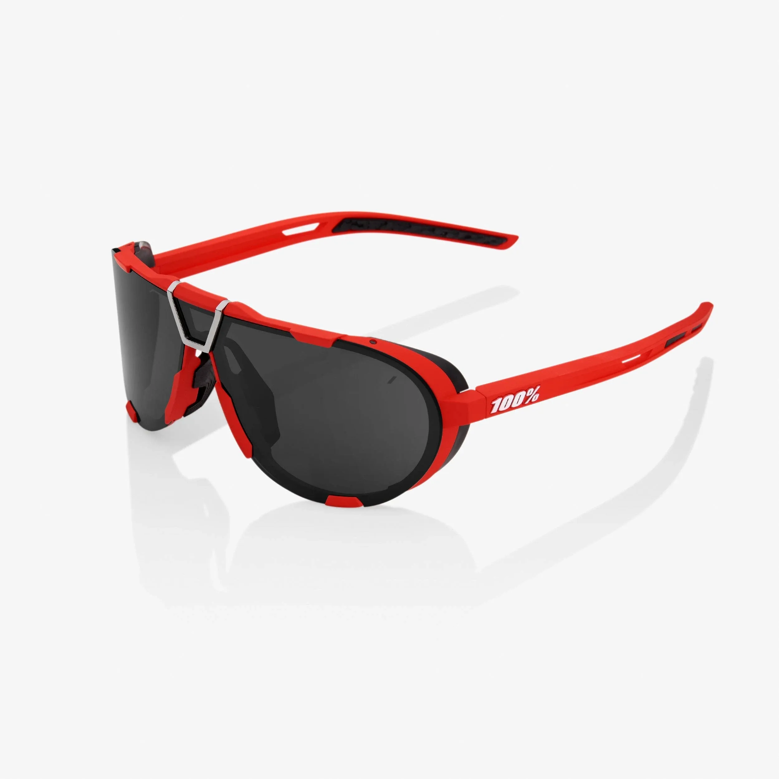 Westcraft Soft Tact Red Sunglasses with Black Mirror Lens