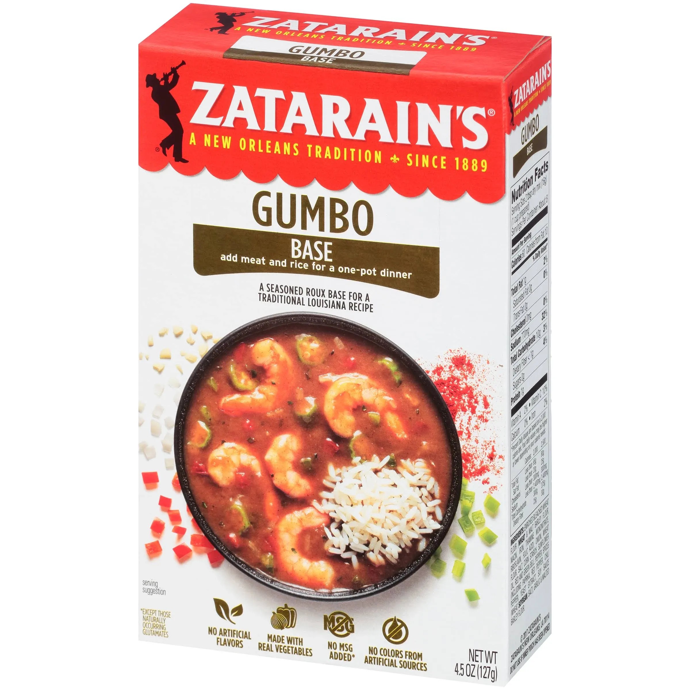 Zatarains One Pot Gumbo Base - 4.5 oz