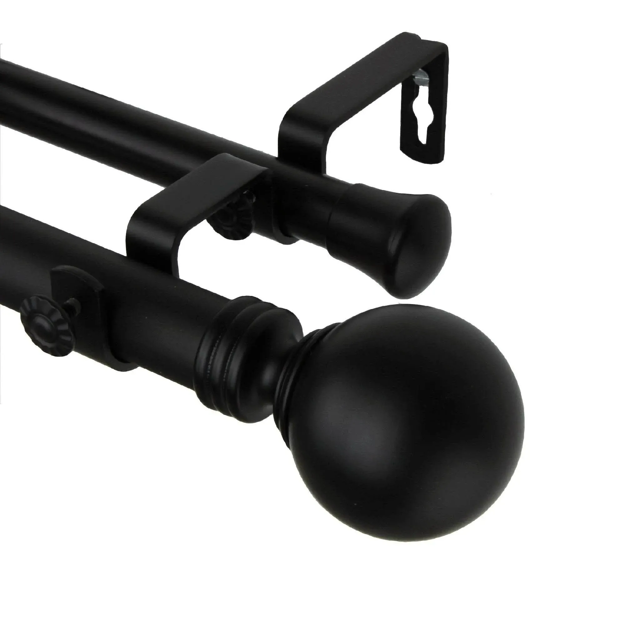 Rod Desyne Globe Double Curtain Rod