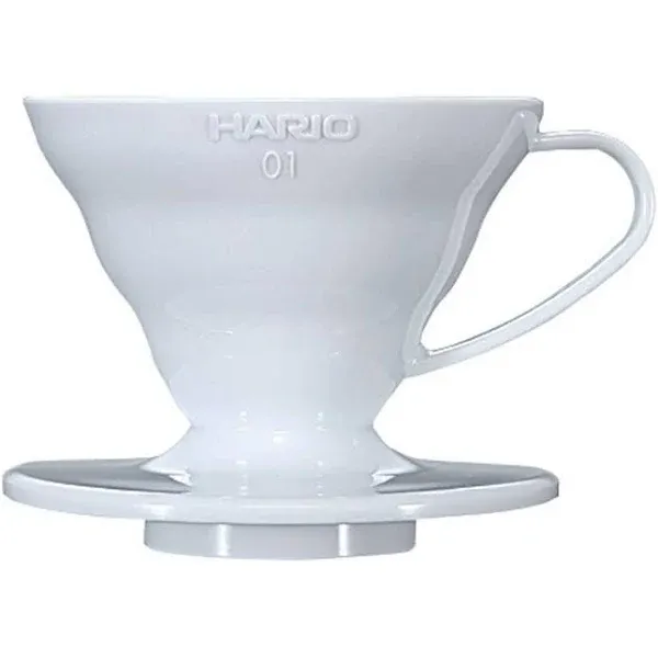 Hario V60 Coffee Dripper Plastic 01 White