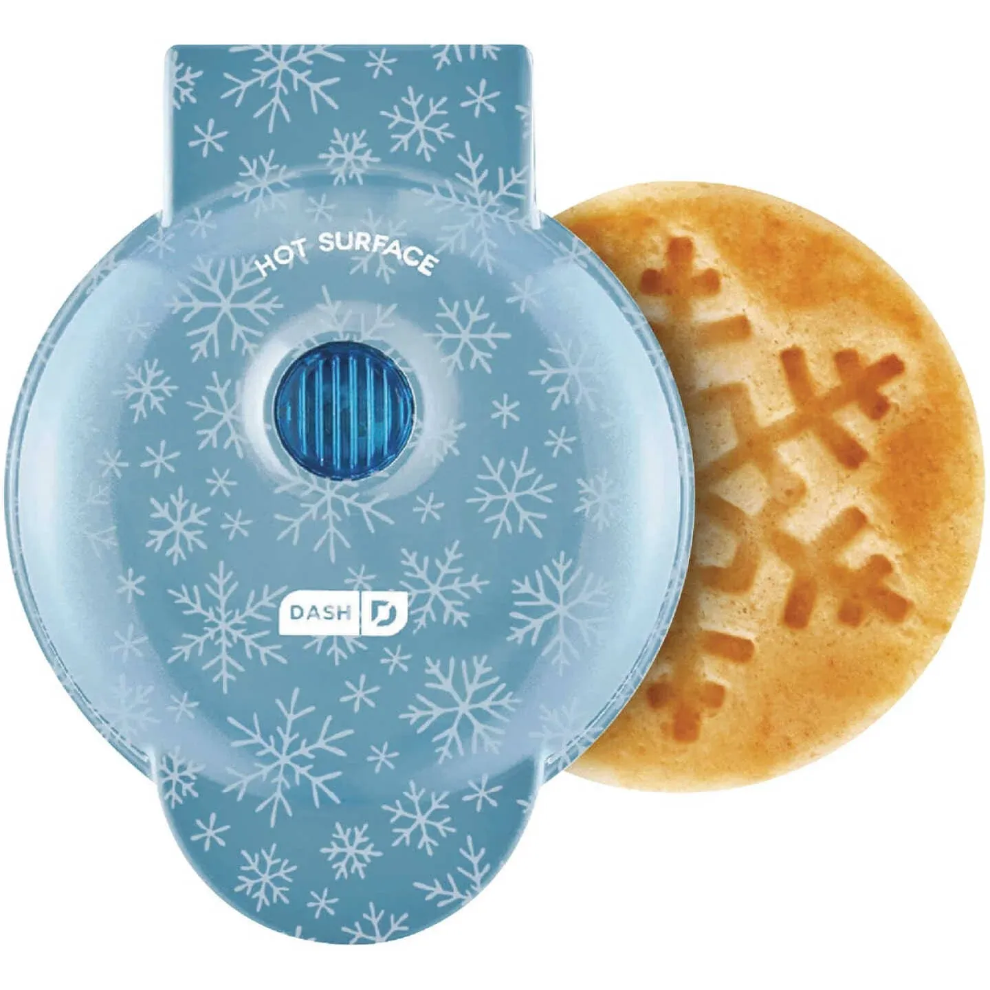 Dash 4 In. Snowflake-Prin<wbr/>t Mini Waffle Maker DMF001BS Dash DMF001BS 850015418143