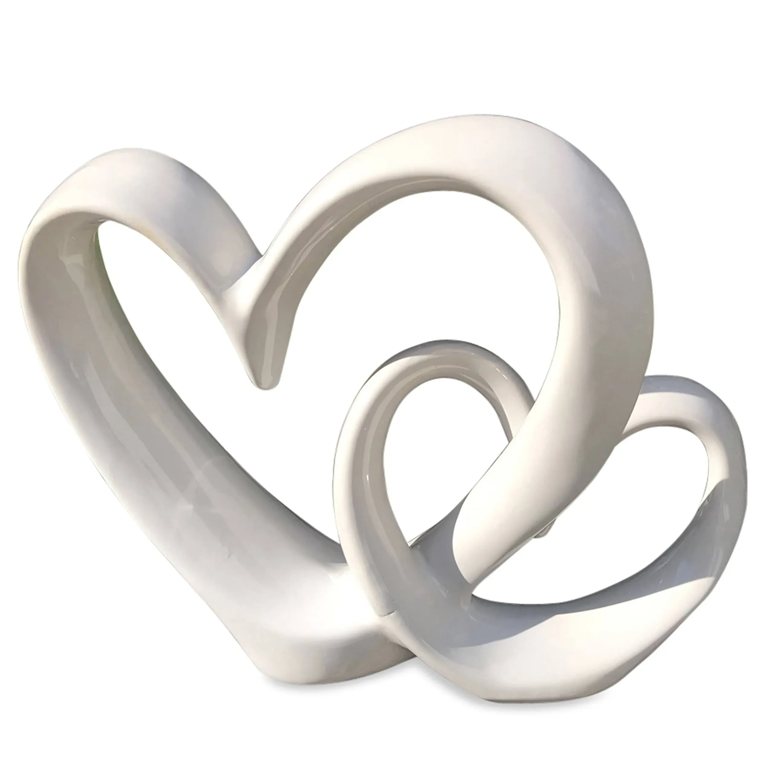 Eternity Double Heart Sculpture