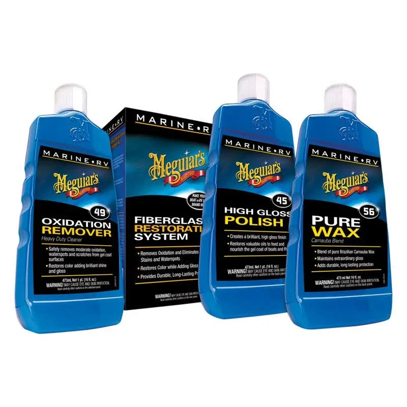 Meguiar's M4965 mg Fiberglass Oxidation Removal Kit