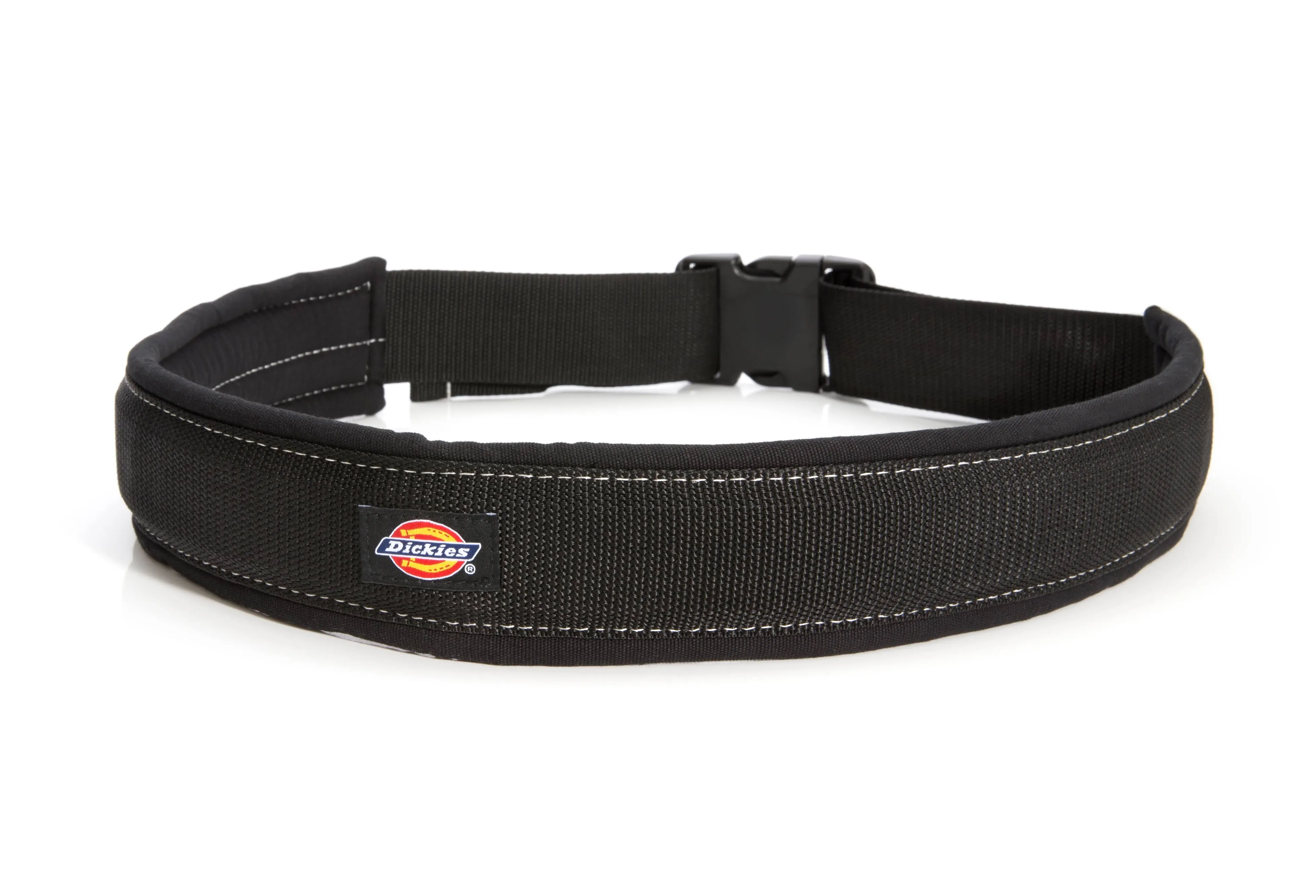 Dickies Heavy-Duty Padded Work Belt for Contractors, Quick-Release Buckle, Adjustable, 3-Inch Width, Holds Most Tool Belt Pouches, Black