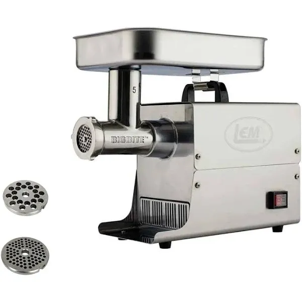 Big Bite Grinder #12 0.75 HP Stainless Steel Electric Meat Grinder