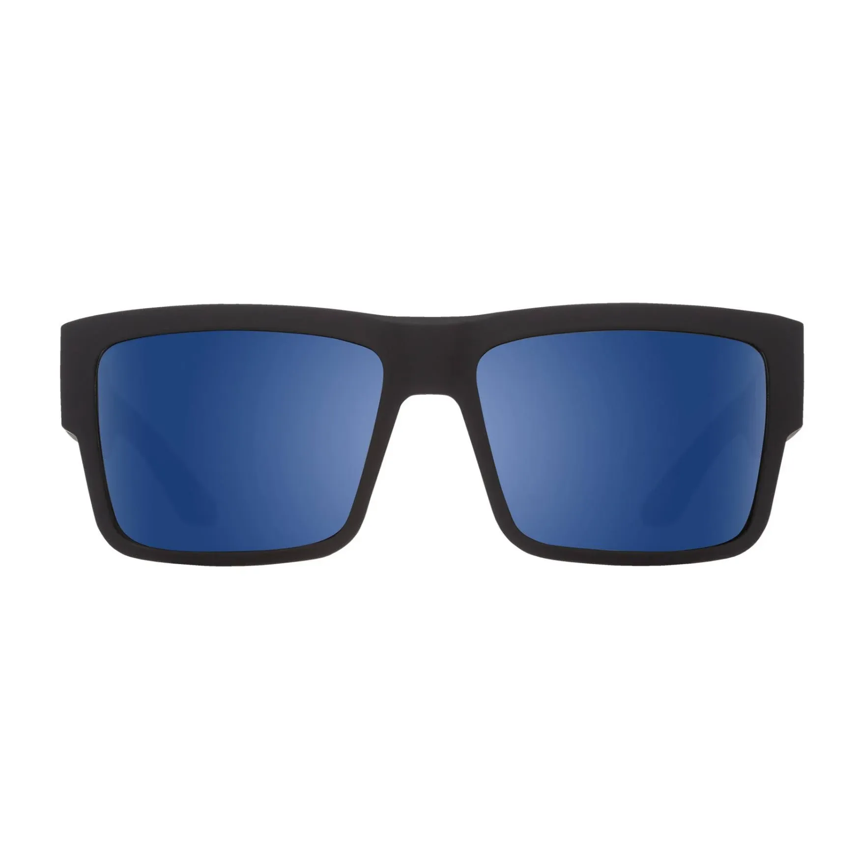 SPY - Cyrus Sunglasses, Matte Black/Gray Green Polar/Dark Blue Spectra Mirror