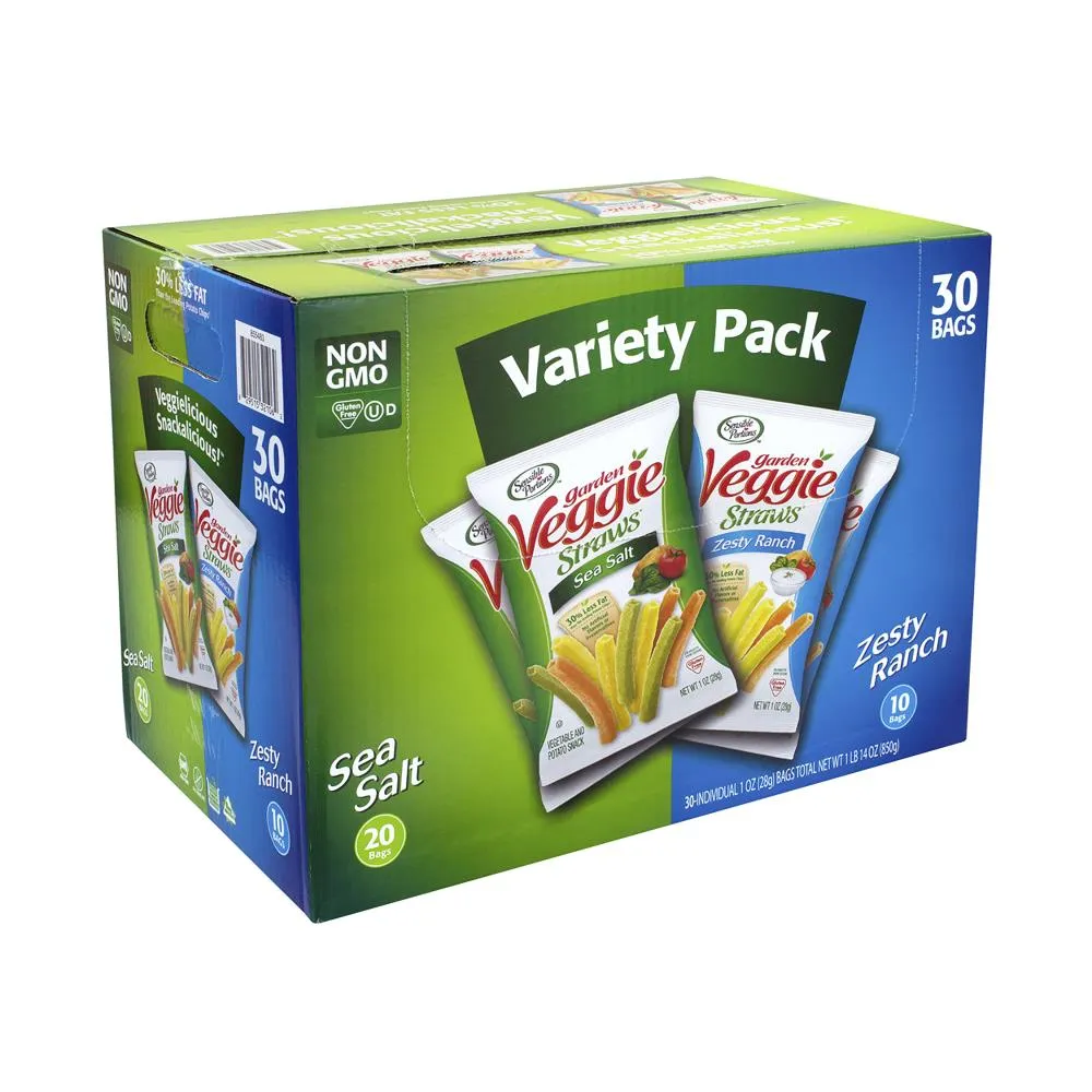 Sensible Portions Veggie Straws Variety Pack - 12ct