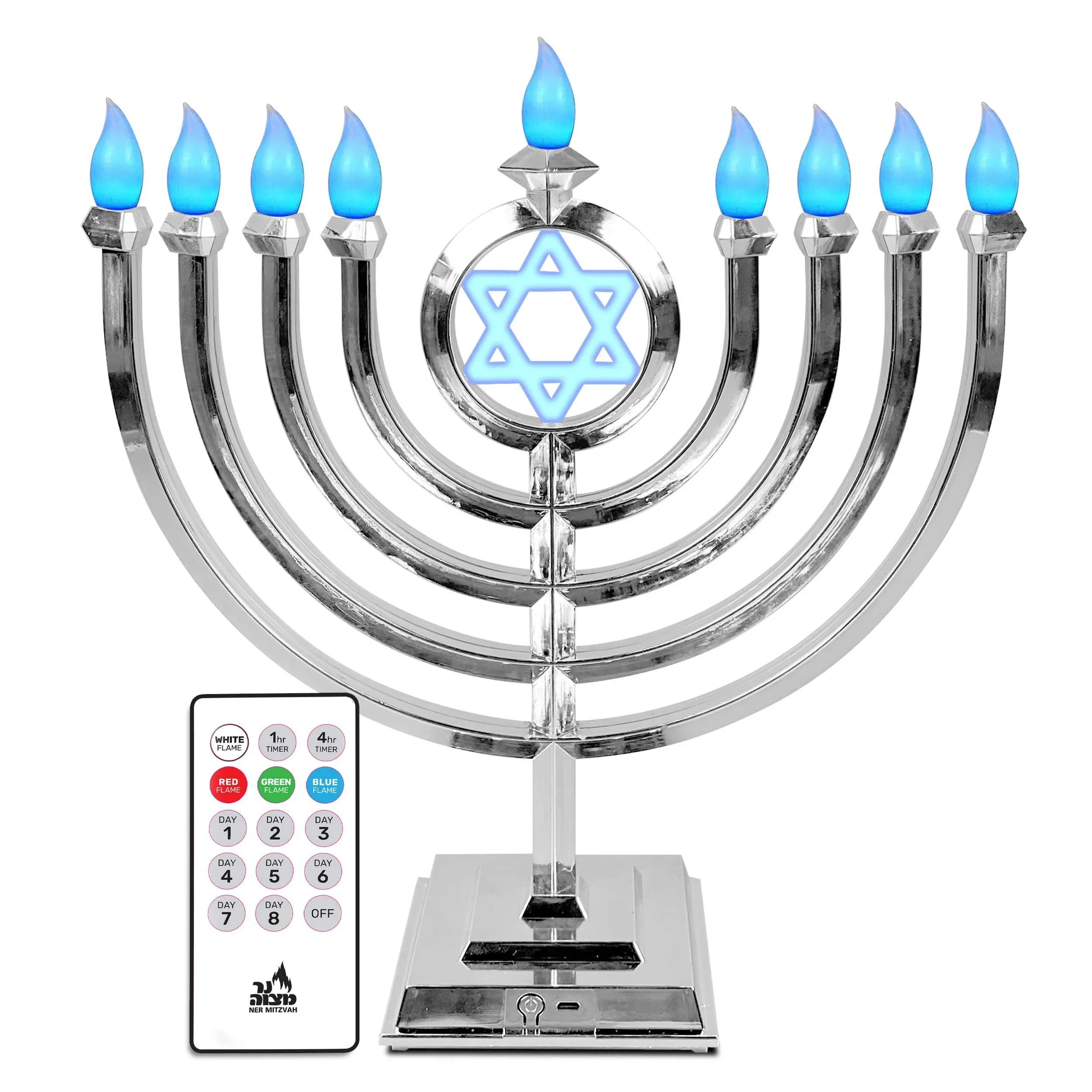 Ner Mitzvah Classic Electric Menorah